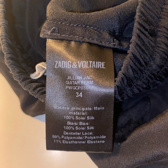 Zadig & Voltaire - Jilian Jac Guitar Perm - 34/Xs - Picture 5 of 5